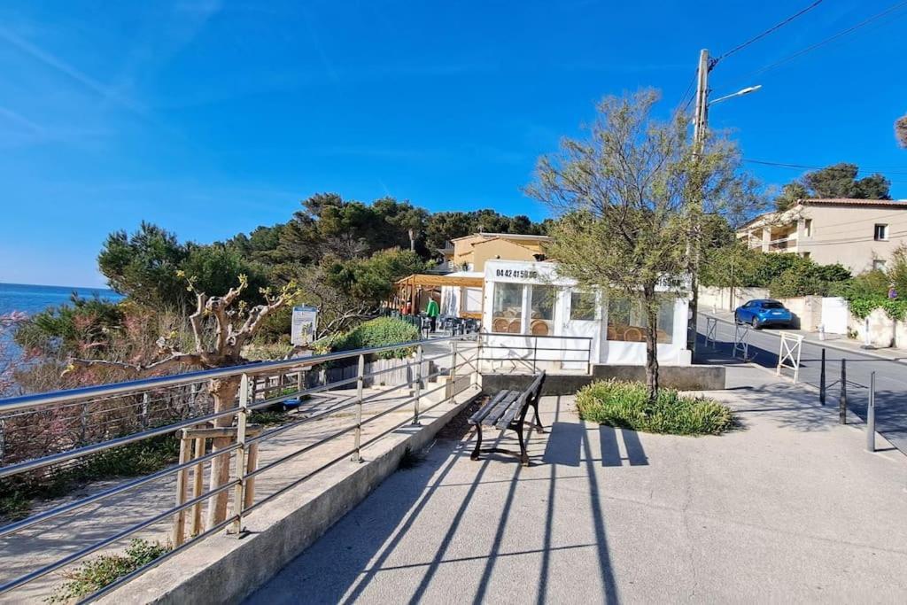 Magnifique T2 - Les Pieds Dans L'Eau Piscine/Plage Carry-le-Rouet Exterior foto